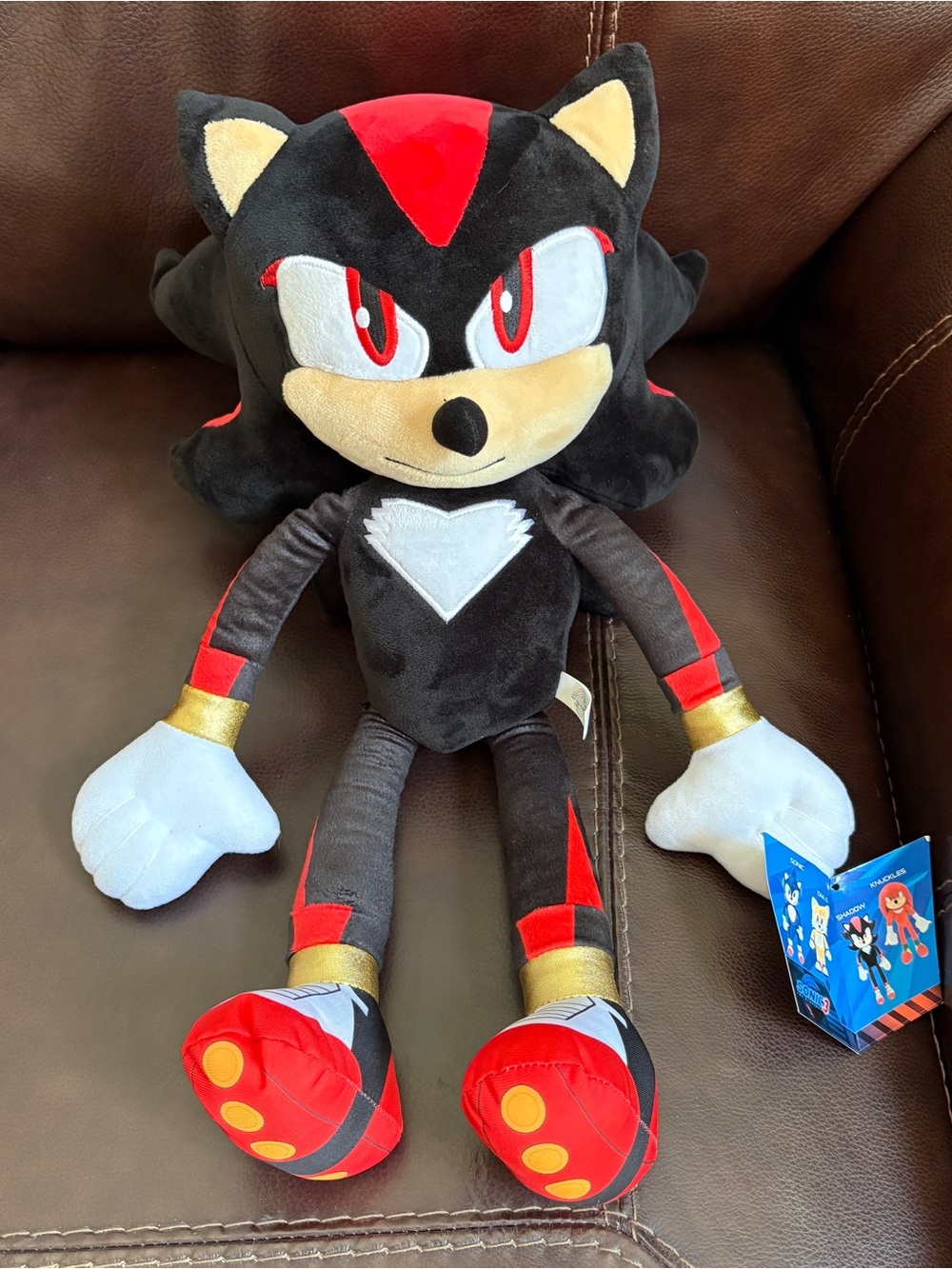 Toy Factory Sonic The Hedgehog 3 Shadow Plush 20"Doll